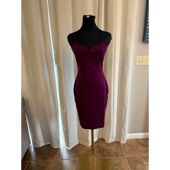 Lulus Dresses & Skirts - PURPLE LULUS FITTED DRESS SIZE MEDIUM